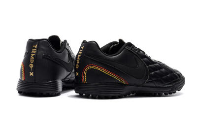 Nike Tiempox Finale 10R TF Low-Tops Soccer Shoes - Black/Red/Yellow