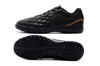 Nike Tiempox Finale 10R TF Low-Tops Soccer Shoes - Black/Red/Yellow