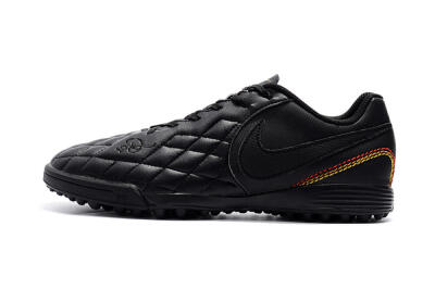 Nike Tiempox Finale 10R TF Low-Tops Soccer Shoes - Black/Red/Yellow