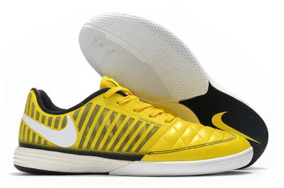 Nike Lunar Gato 2 IC Low-Tops Soccer Shoes - Yellow/Black/White