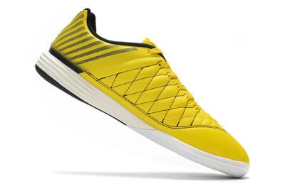 Nike Lunar Gato 2 IC Low-Tops Soccer Shoes - Yellow/Black/White
