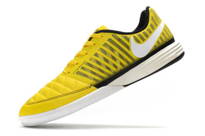 Nike Lunar Gato 2 IC Low-Tops Soccer Shoes - Yellow/Black/White