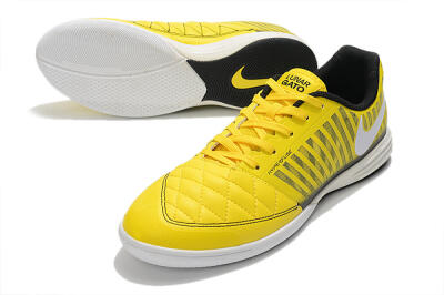 Nike Lunar Gato 2 IC Low-Tops Soccer Shoes - Yellow/Black/White