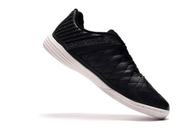 Nike Lunar Gato 2 IC Low-Tops Soccer Shoes - Black/Silver/White