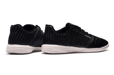 Nike Lunar Gato 2 IC Low-Tops Soccer Shoes - Black/Silver/White