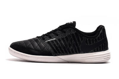 Nike Lunar Gato 2 IC Low-Tops Soccer Shoes - Black/Silver/White