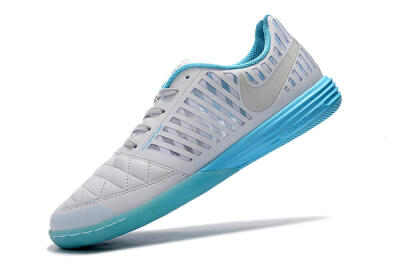 Nike Lunar Gato 2 IC Low-Tops Soccer Shoes - White/Silver/Jade