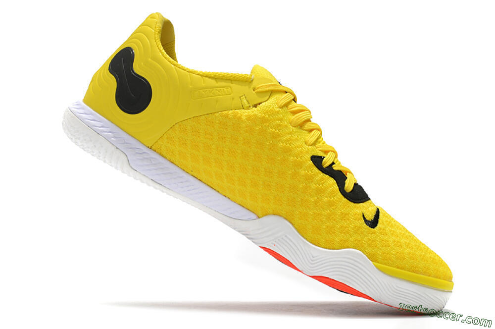 Nike React Gato IC Low-Tops Soccer Shoes - Yellow/Black/White 4