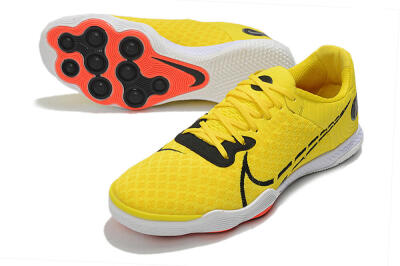 Nike React Gato IC Low-Tops Soccer Shoes - Yellow/Black/White