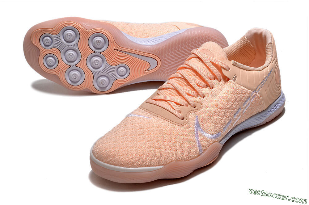 Nike React Gato IC Low-Tops Soccer Shoes - Pink/White 3