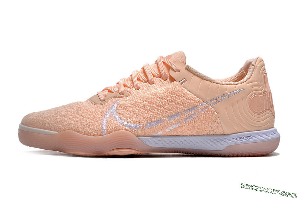 Nike React Gato IC Low-Tops Soccer Shoes - Pink/White 2