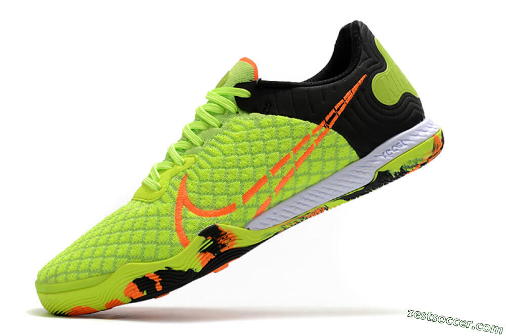 Nike React Gato IC Low-Tops Soccer Shoes - Yellow/Red/Black 5