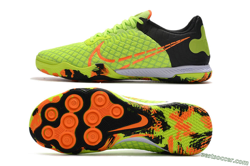 Nike React Gato IC Low-Tops Soccer Shoes - Yellow/Red/Black 1