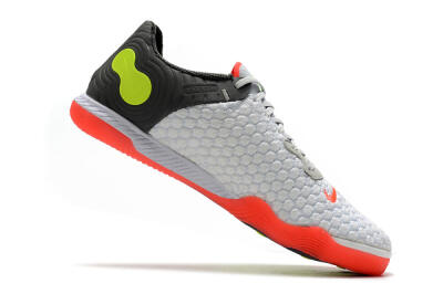 Nike React Gato IC Low-Tops Soccer Shoes - White/Red/Yellow/Grey