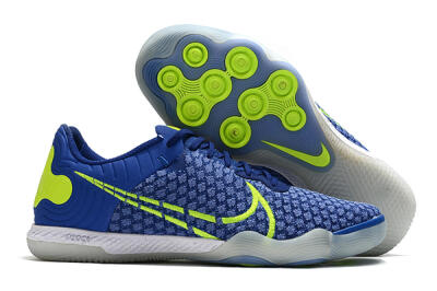 Nike React Gato IC Low-Tops Soccer Shoes - Blue/Yellow/White