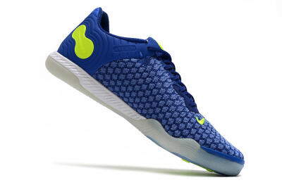 Nike React Gato IC Low-Tops Soccer Shoes - Blue/Yellow/White