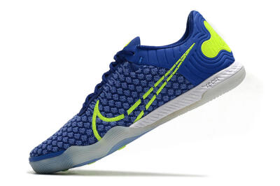 Nike React Gato IC Low-Tops Soccer Shoes - Blue/Yellow/White