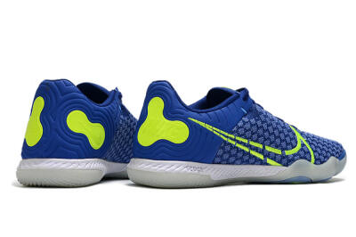 Nike React Gato IC Low-Tops Soccer Shoes - Blue/Yellow/White