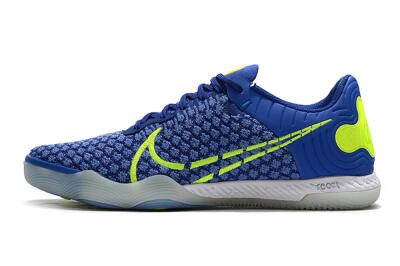 Nike React Gato IC Low-Tops Soccer Shoes - Blue/Yellow/White