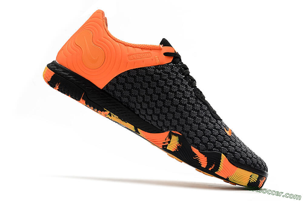 Nike React Gato IC Low-Tops Soccer Shoes - Black/Red/White 4