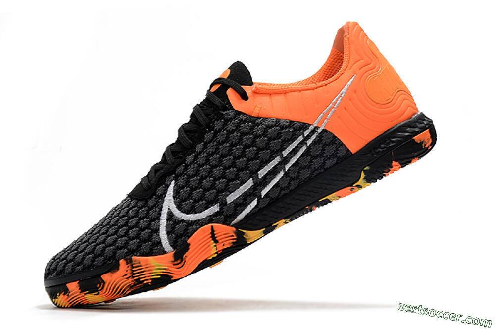 Nike React Gato IC Low-Tops Soccer Shoes - Black/Red/White 5