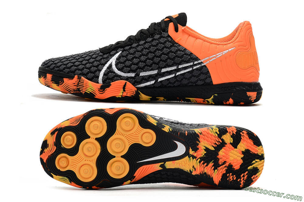 Nike React Gato IC Low-Tops Soccer Shoes - Black/Red/White 1
