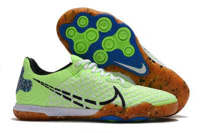 Nike React Gato IC Low-Tops Soccer Shoes - Green/White/Black