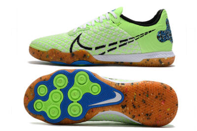 Nike React Gato IC Low-Tops Soccer Shoes - Green/White/Black