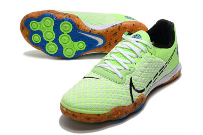 Nike React Gato IC Low-Tops Soccer Shoes - Green/White/Black