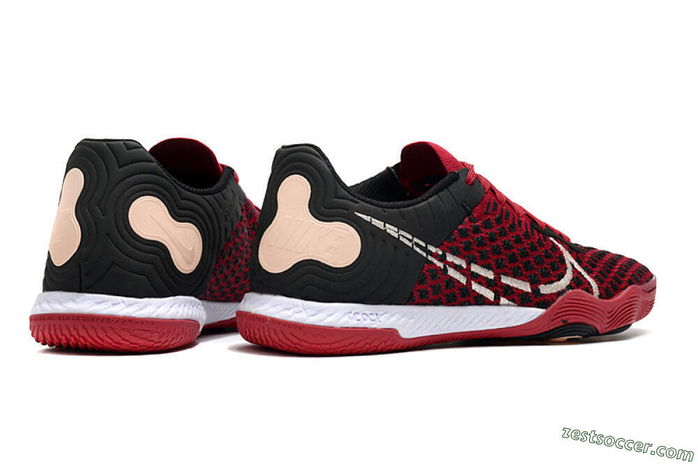 Nike React Gato IC Low-Tops Soccer Shoes - Red/White/Black 6