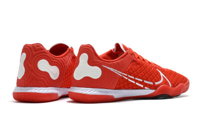 Nike React Gato IC Low-Tops Soccer Shoes - Red/Whtie/Black