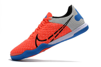 Nike React Gato IC Low-Tops Soccer Shoes - Red/Grey/Blue