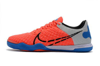 Nike React Gato IC Low-Tops Soccer Shoes - Red/Grey/Blue