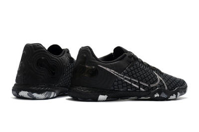 Nike React Gato IC Low-Tops Soccer Shoes - Black/Silver/Grey