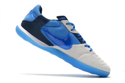 Nike Street Gato IC Low-Tops Soccer Shoes - Grey/Blue