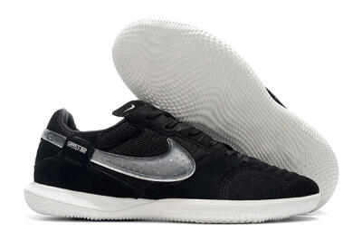Nike Street Gato IC Low-Tops Soccer Shoes - Black/White