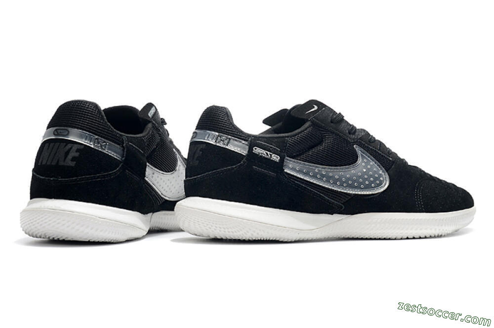 Nike Street Gato IC Low-Tops Soccer Shoes - Black/White 6