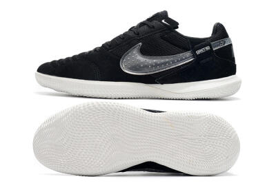 Nike Street Gato IC Low-Tops Soccer Shoes - Black/White