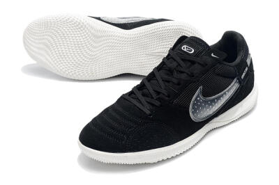 Nike Street Gato IC Low-Tops Soccer Shoes - Black/White