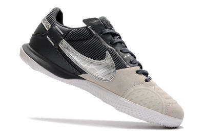 Nike Street Gato IC Low-Tops Soccer Shoes - Beige/Silver/Black