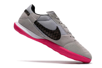 Nike Street Gato IC Low-Tops Soccer Shoes - Grey/Black/Pink