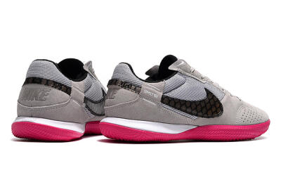 Nike Street Gato IC Low-Tops Soccer Shoes - Grey/Black/Pink