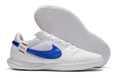 Nike Street Gato IC Low-Tops Soccer Shoes - White/Red/Blue