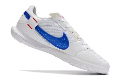 Nike Street Gato IC Low-Tops Soccer Shoes - White/Red/Blue