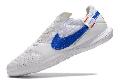 Nike Street Gato IC Low-Tops Soccer Shoes - White/Red/Blue