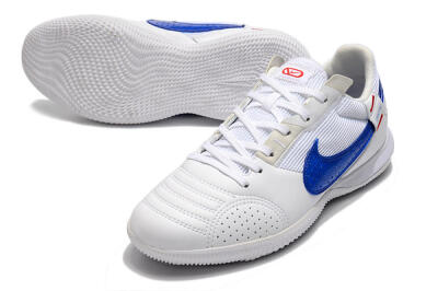 Nike Street Gato IC Low-Tops Soccer Shoes - White/Red/Blue
