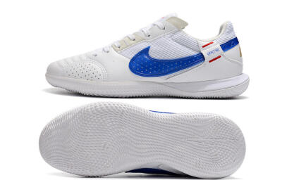 Nike Street Gato IC Low-Tops Soccer Shoes - White/Red/Blue