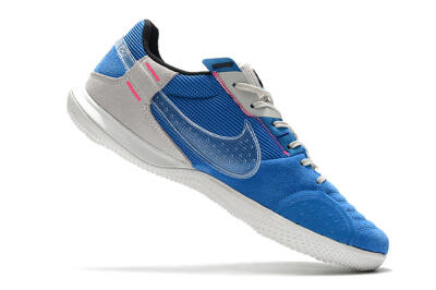 Nike Street Gato IC Low-Tops Soccer Shoes - Blue/Grey/White