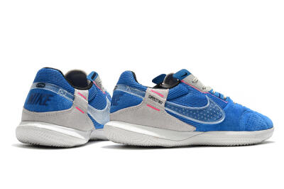 Nike Street Gato IC Low-Tops Soccer Shoes - Blue/Grey/White