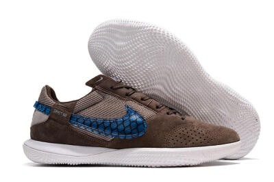 Nike Street Gato IC Low-Tops Soccer Shoes - Brown/Blue/White